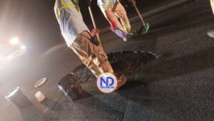 Cierran pista de aterrizaje en el AILA por un hoyo