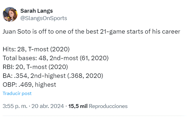 SARHA LANGS Juan Soto se gana a los Yankees dentro y fuera terreno de juego