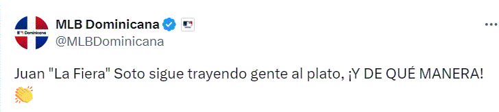 TWITTER JUAN SOTO Juan Soto hace historia con 500 carreras impulsadas en la MLB