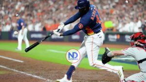 Yordan Álvarez destaca por los latinos en las Grandes Ligas