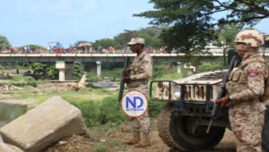 Militares vigilan toma de agua en canal La Vigía de zona fronteriza