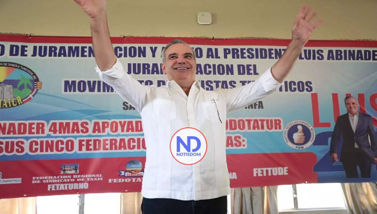 Abinader recibe apoyo de Movimiento de Taxistas Turísticos