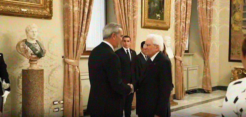 ABINADER Y SERGIO MATTARELLA 1 Abinader se reúne con su homólogo italiano, Sergio Mattarella