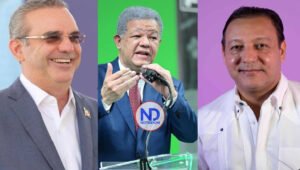 Conteo final: Abinader 57.45 %, Leonel 29 % y Abel Martínez 10 %