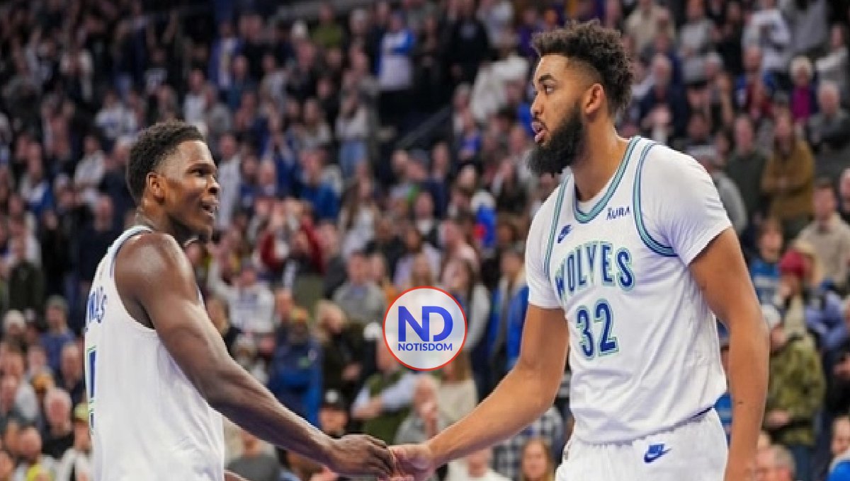 Anthony Edwards sale en defensa de Karl Towns 2 Anthony Edwards sale en defensa de Karl Towns