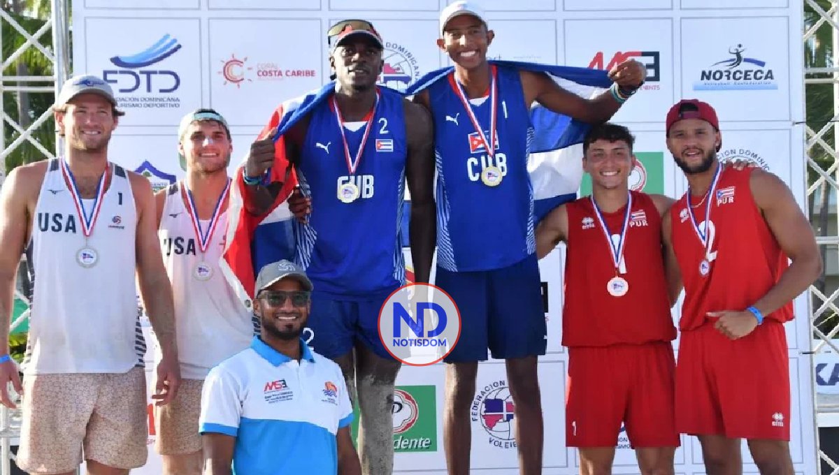Cuba y EEUU campeones del circuito de voleibol de Playa Norceca