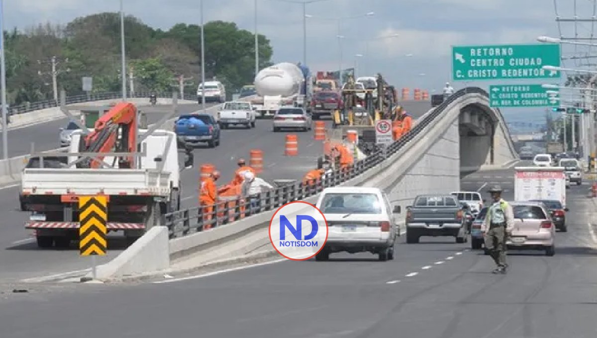 MOPC cierra esta semana al tránsito pasos a desnivel y puentes por mantenimiento 2 MOPC cierra esta semana al tránsito pasos a desnivel y puentes por mantenimiento