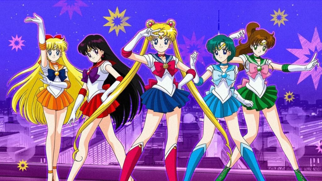Las Sailor Senshi al centro Usagi Tsukino Animes que se mantienen entre los favoritos de los fans décadas después