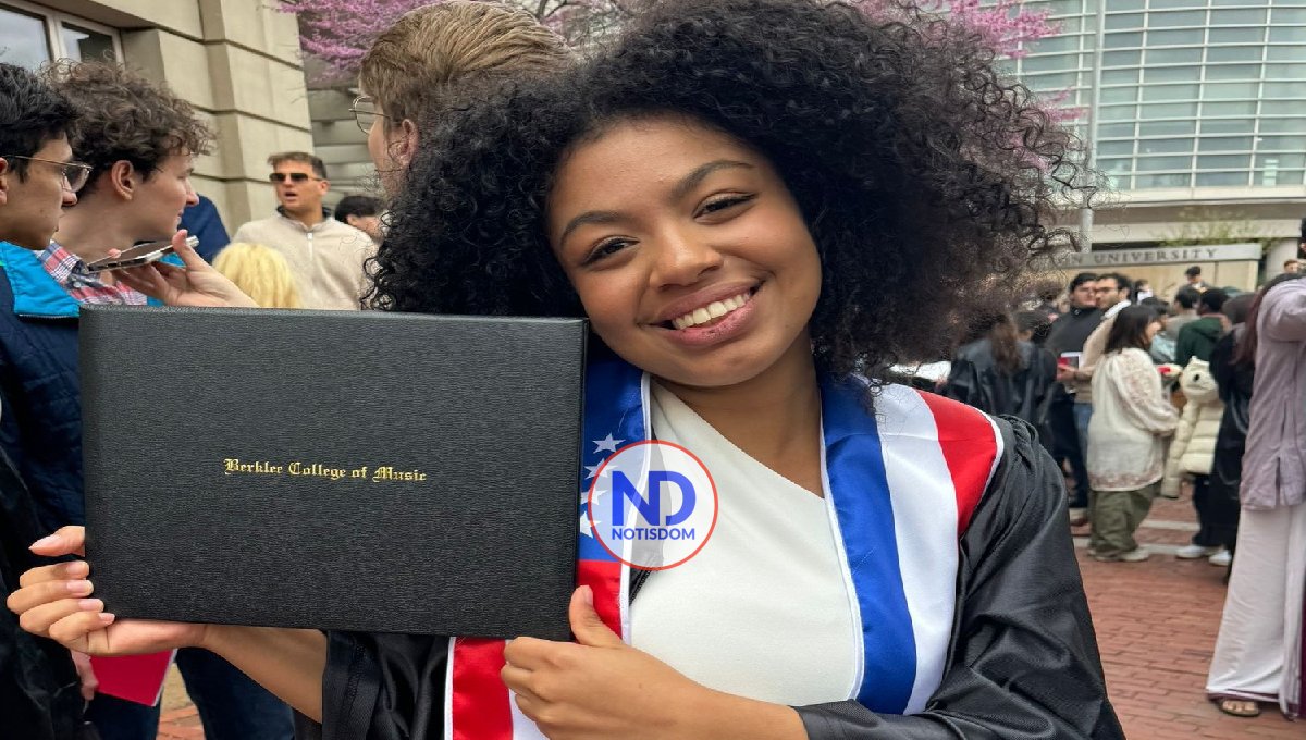Talentosa cantante dominicana se gradúa de Berklee College of Music