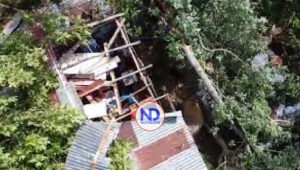 Un aproximado de 90 viviendas afectadas por ventarrón en la provincia Duarte