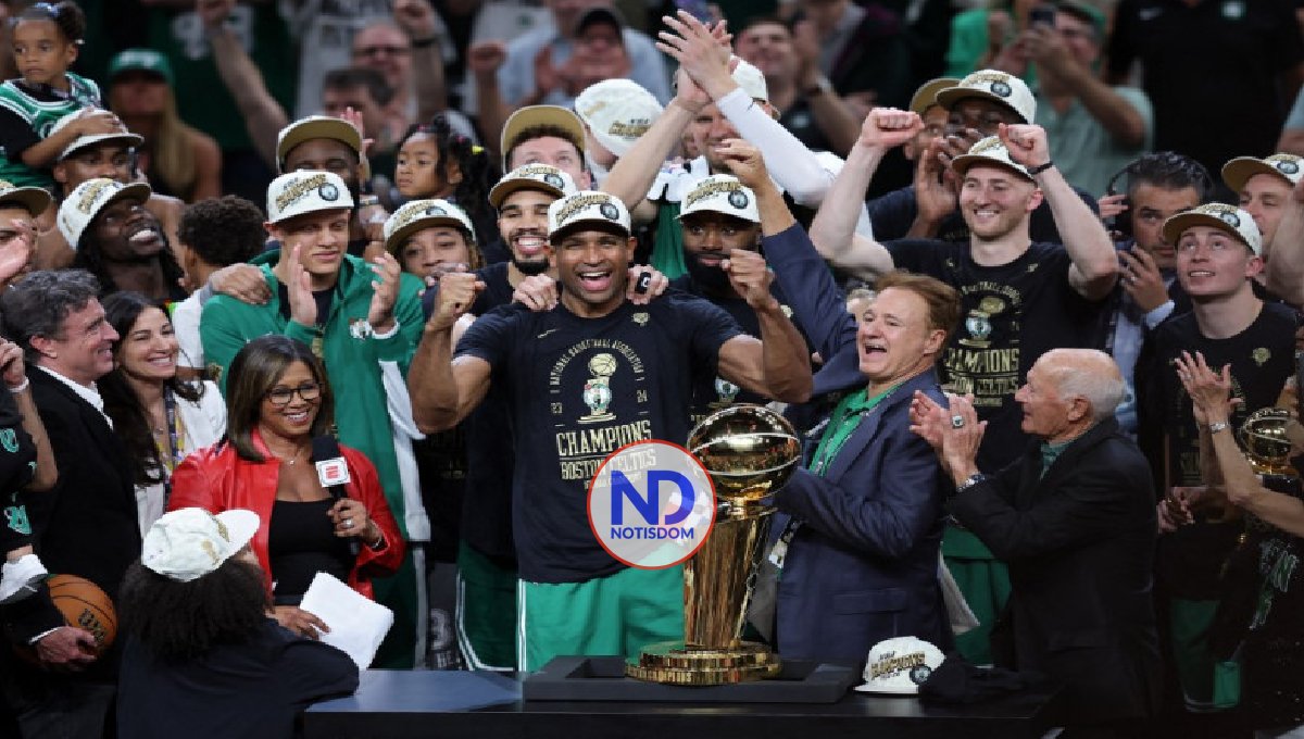 Los Celtics aplastan a los Mavericks y logran su título  18, récord de la NBA