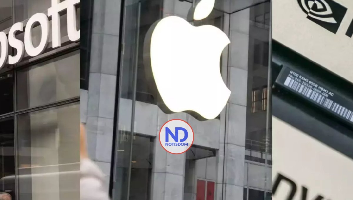Apple supera a Microsoft y Nvidia se convierte en la empresa de mayor capitalización