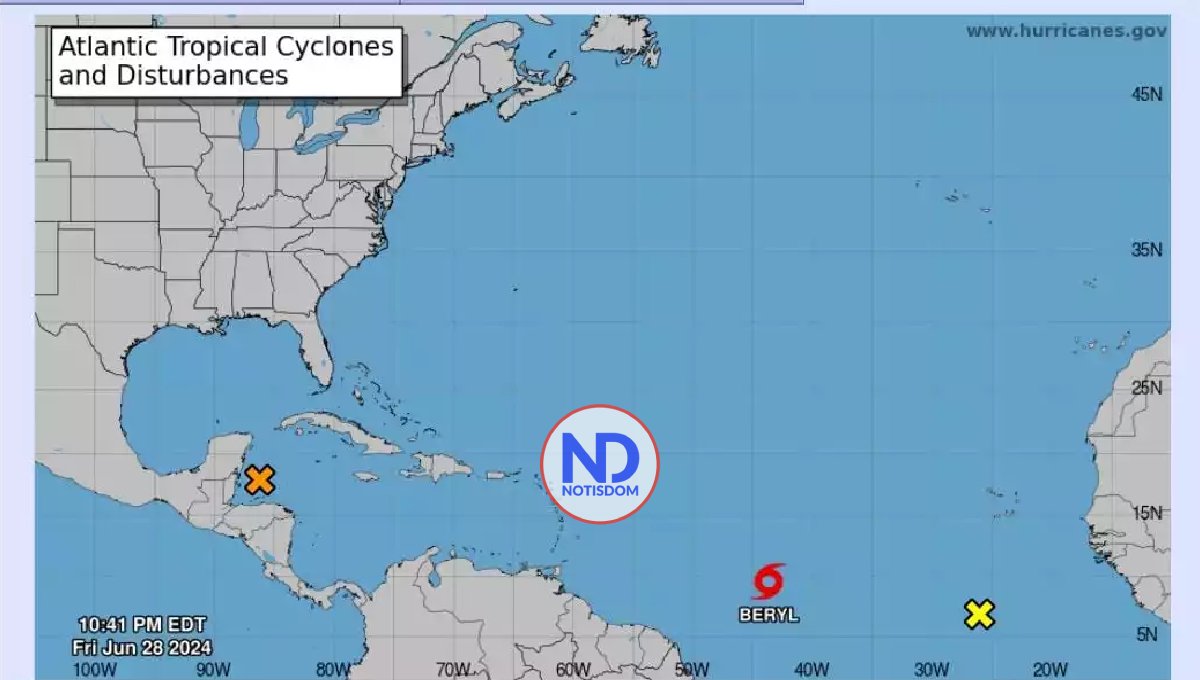 Se forma la tormenta tropical Beryl que puede llegar a ser el primer huracán de 2024