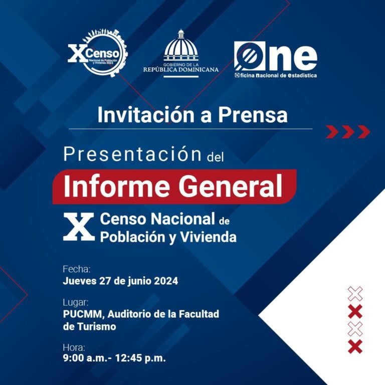 CENSO 8 ONE presentará resultados del X Censo 