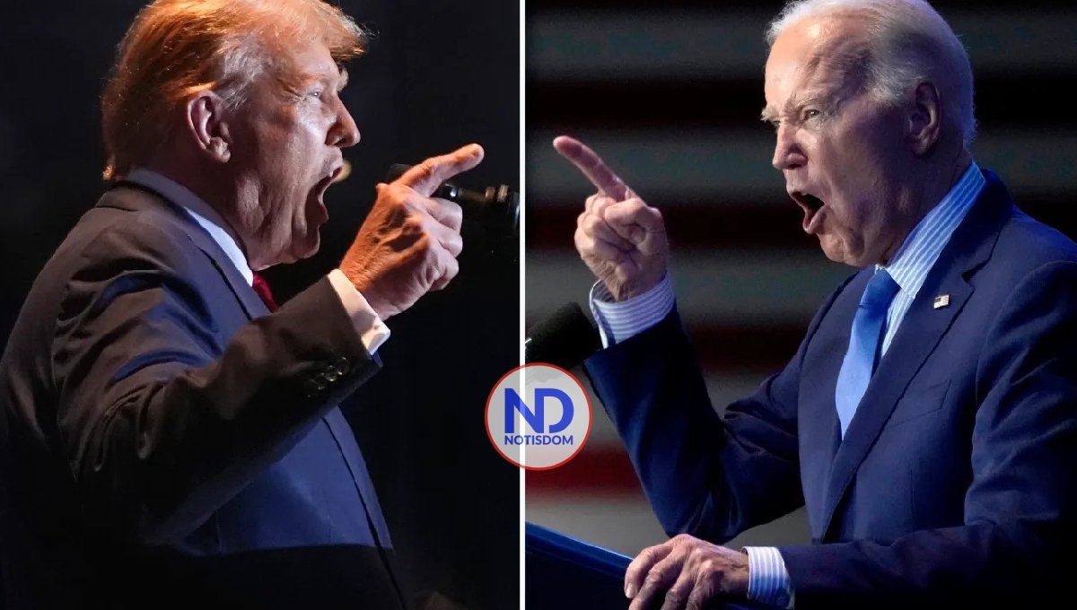 Biden y Trump aceptan debate 90 minutos sin anotaciones previas