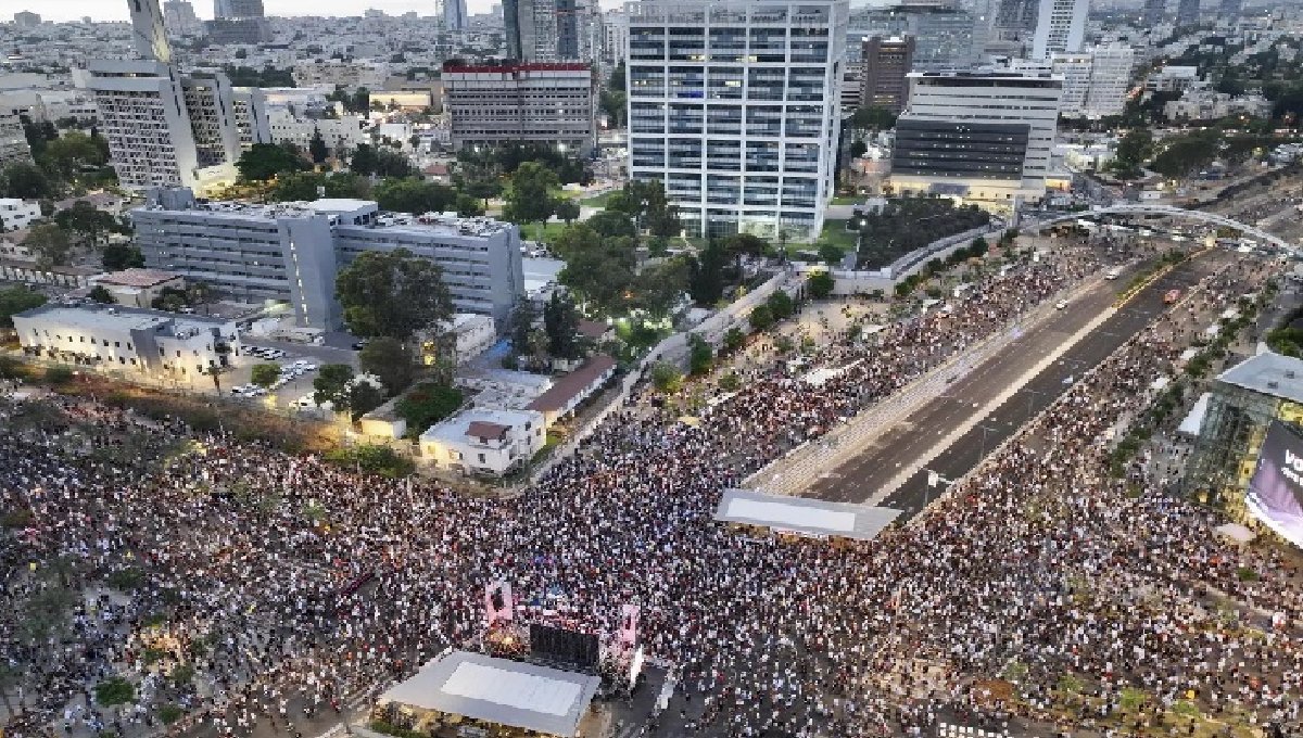 Decenas de miles israelies vuelven a tomar calles contra Netanyahu