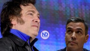 Milei llega a España en medio de tensión por sus crìticas a Sánchez