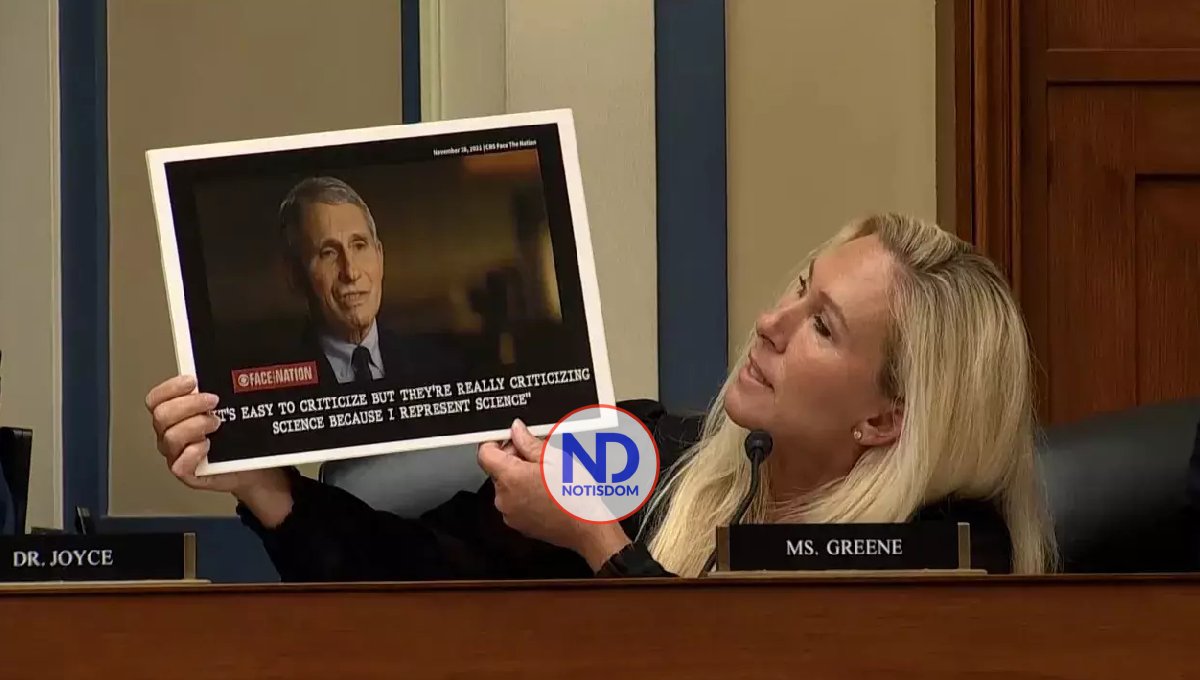 Congresista Marjorie Taylor Greene exige el apresamiento de Anthony Fauci