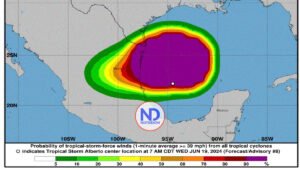 Se forma en Golfo México primera tormenta tropical atlántica 2024
