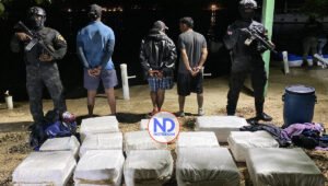 Ocupan 322 paquetes cocaína y marihuana; detienen a 3 hombres