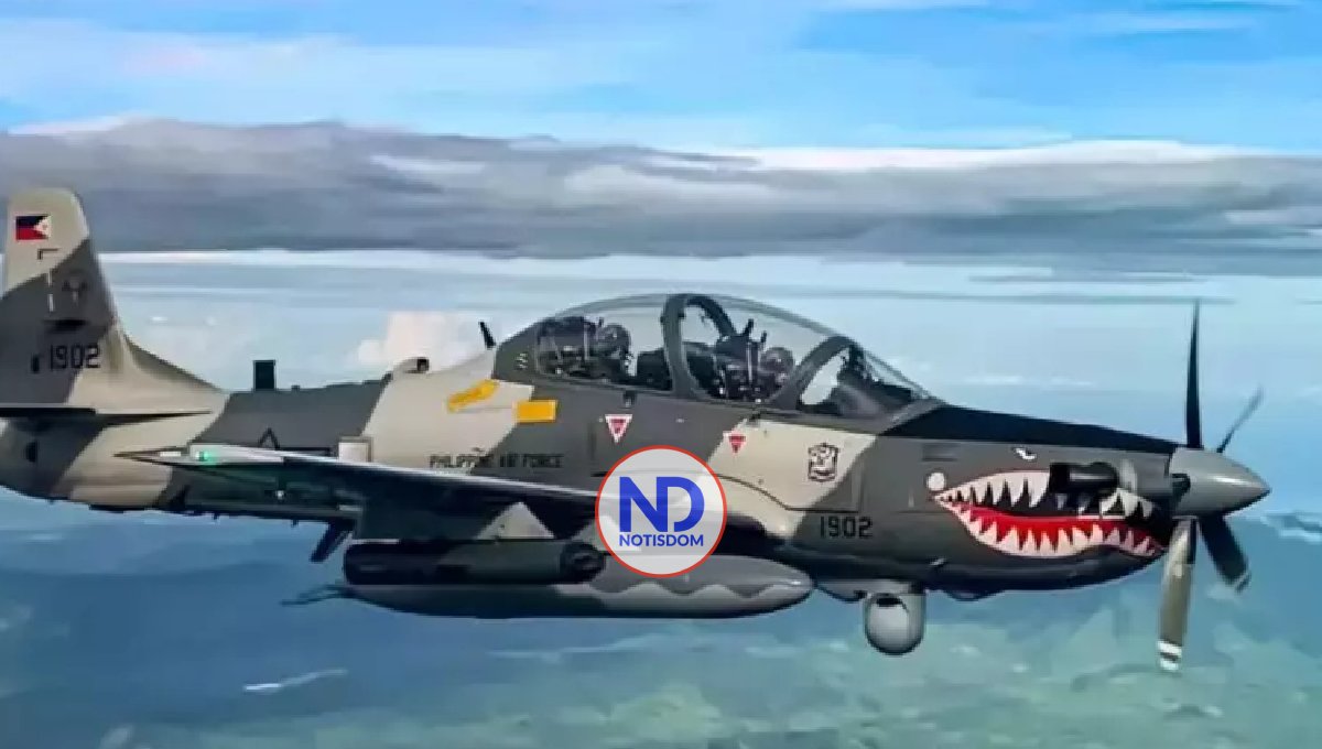 Super tucano sobrevuela frontera dominico-haitiana