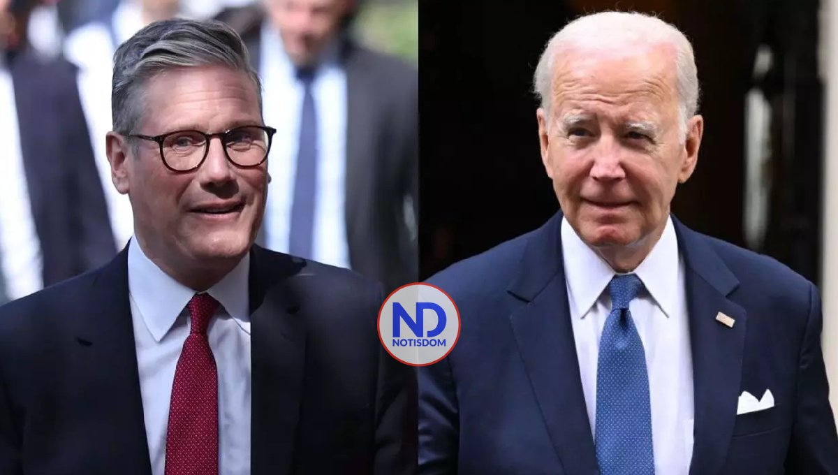 Biden felicita a Starmer y expresa su intención de profundizar relación bilateral
