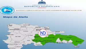 COE coloca 9 provincias bajo alerta verde por vaguada