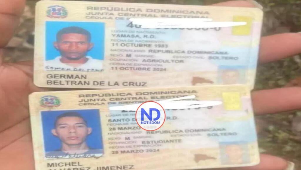 Dos hombres mueren tras caerle encima un árbol en Yamasá 3 German y Michel Dos hombres mueren tras caerle encima un árbol en Yamasá