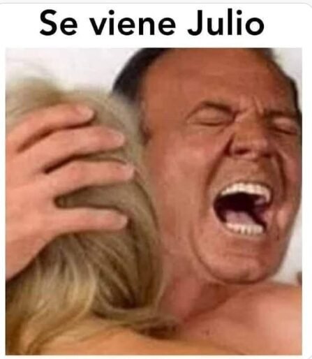 MEME DE JULIO IGLESIAS 1 Con julio arrancan los memes que nos ¡tienen hartos!