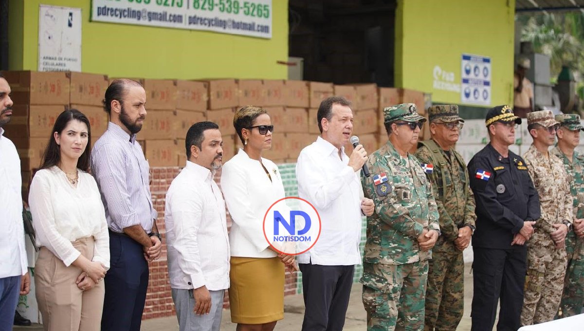 Gobierno dominicano incinera 7.1 millones unidades de mercancías