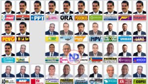 La cara de Nicolás Maduro aparece trece veces en la boleta