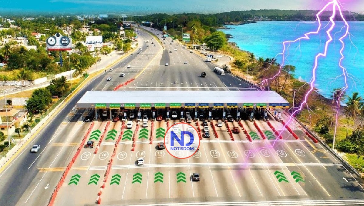 Restablecen servicios del peaje de Las Américas afectados por un rayo