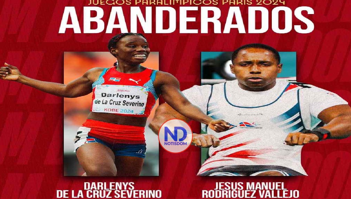 Dominicanos Rodríguez y De la Cruz abanderados de Paralímpicos
