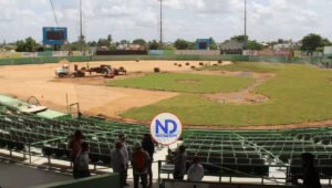 Realizan inspecciones de trabajos en el estadio Tetelo Vargas