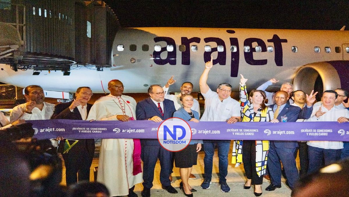 Flujo de pasajeros entre Santo Domingo y Kingston, Jamaica, aumenta un 1,600%