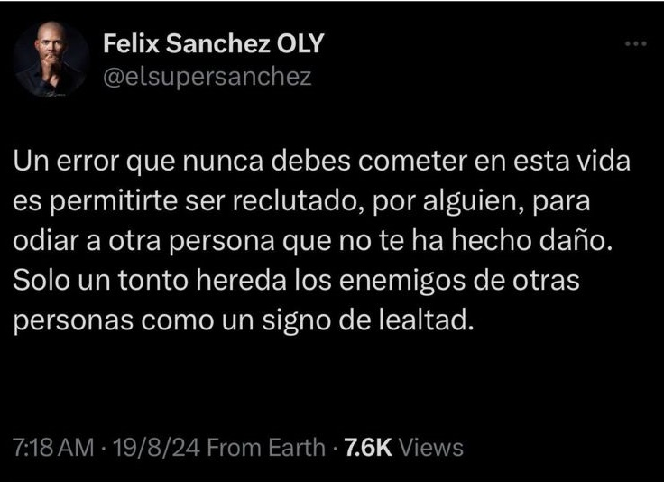 Marileidy borra historia de Instagram dedicada a Félix Sánchez 4 FELIX SANCHEZ 1 Marileidy borra historia de Instagram dedicada a Félix Sánchez