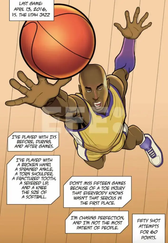 Kobe Bryant 4 La vida de la leyenda del baloncesto Kobe Bryant quedará plasmada en un cómic