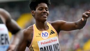 Ministro de Deportes felicita a Marileidy por su triunfo en 400 metros de la Liga Diamante 