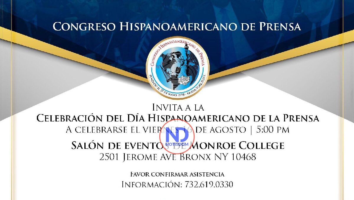 Celebrarán este viernes el Día Hispanoamericano de Prensa en Nueva York 2 Celebrarán este viernes el Día Hispanoamericano de Prensa en Nueva York