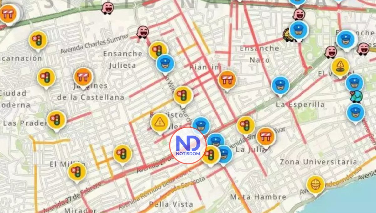 Semáforos apagados causan caos en el tránsito a lo largo y ancho del DN