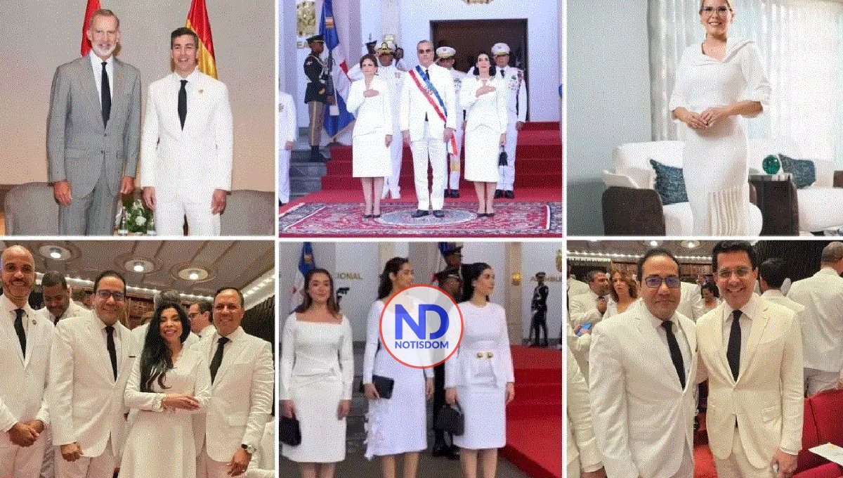 El glamour llena segunda toma de posesión de Luis Abinader