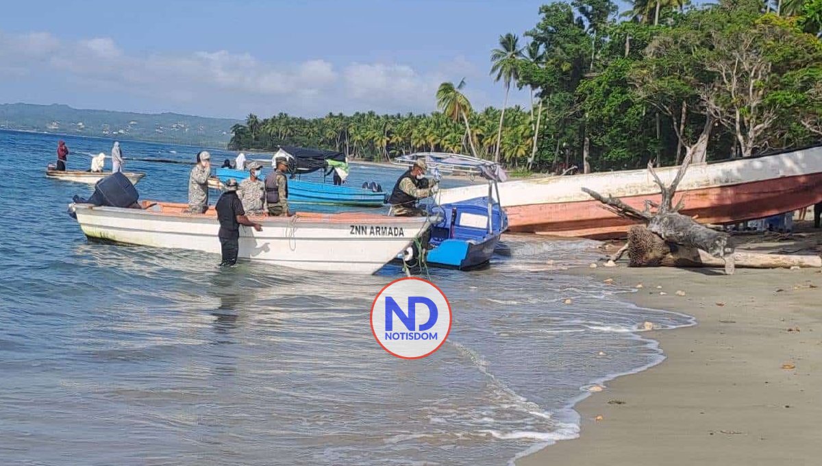 Embarcación hallada con osamentas en Río San Juan tenía 12 paquetes de drogas