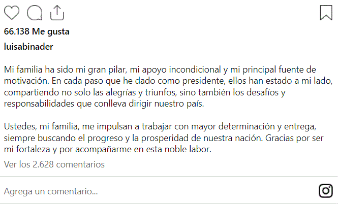 instagran abinader y familia 1 A días de asumir su segundo mandato, Abinader dedica emotivo mensaje a su familia