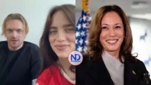 Billie Eilish anunció su apoyo a Kamala Harris