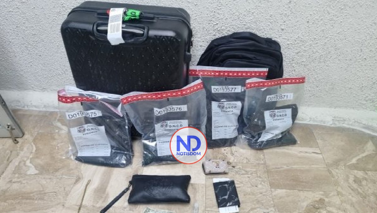 Capturan mujer pretendía llevar a España 5 kilos de cocaína por PC 2 Capturan mujer pretendía llevar a España 5 kilos de cocaína por PC
