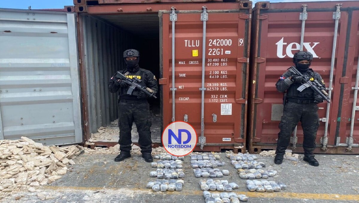 DNCD ocupa 117 paquetes de cocaína en el puerto Caucedo 2 DNCD ocupa 117 paquetes de cocaína en el puerto Caucedo