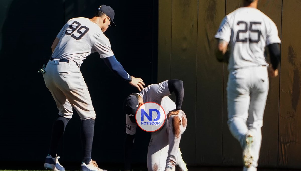 Juan Soto se someterá a rayos-X tras golpearse la rodilla