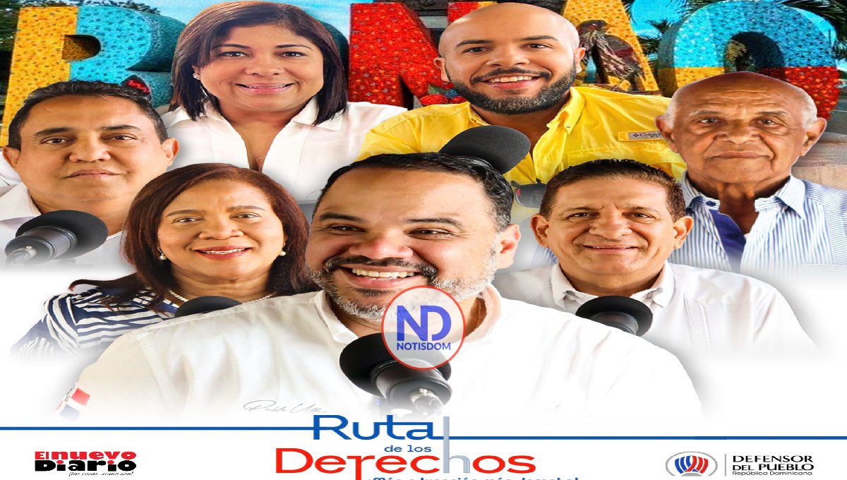 Defensor del Pueblo lleva ruta de los derechos a Monseñor Nouel; END da cobertura