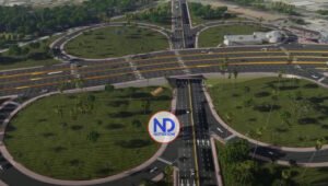 MOPC presenta avances de la reconstrucción km 9 autop. Duarte