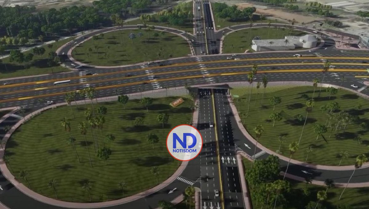 MOPC presenta avances de la reconstrucción km 9 autop. Duarte